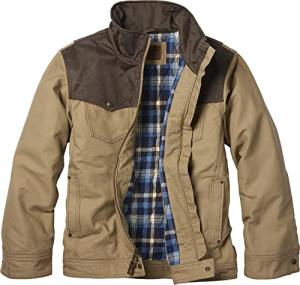 Legendary Whitetails Men's Canvas Western Coat, Khaki