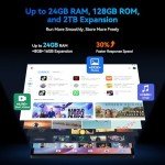 TABWEE 11-Inch Android Tablet with Keyboard & Stylus