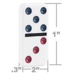 Double Nine Dominoes Set in Storage Tin