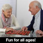 Kangaroo Strategy Checker Board Game for All Ages