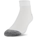 Gildan Men's White Half Cushion Low Cut Socks
