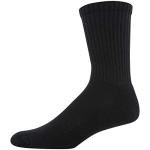 Gildan Men's 10-Pack Black Cotton Crew Socks