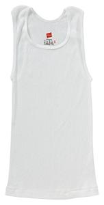 Hanes Big Boys' White Tank Top 3-Pack