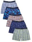 Hanes Boys' 5-Pack Assorted Boxer Shorts