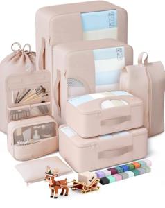 Veken 8-Piece Packing Cubes for Travel