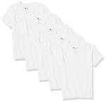 Hanes Boys' Cool Comfort Crewneck Undershirt 5-Pack