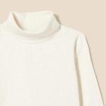Girls' Turtleneck T-Shirt 2-Pack, Oatmeal/Mauve