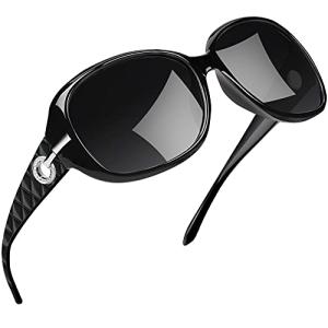 Trendy Black Rectangle Sunglasses for Women