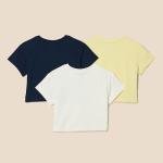 Amazon Essentials Girls' Short Sleeve T-Shirts 3-Pack