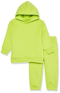 Kids' Lime Green Sweat Set, Pack of 2