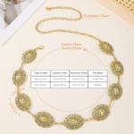 Boho Western Concho Chain Belt for Women