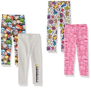 Girls' Leggings 4-Pack - Disney, Marvel, Star Wars