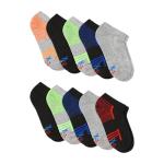 Hanes Boys' No Show Performance Socks, 10-Pack