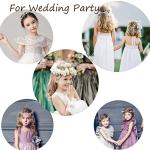 Bridal Pearl Flower Headpiece Headband for Women