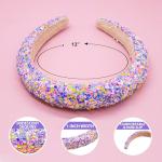 Rainbow Sequin Headbands for Girls and Toddlers