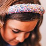 Rainbow Sequin Headbands for Girls and Toddlers