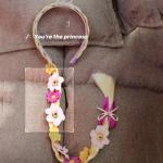 Rapunzel Long Braided Wig with Headband and Tiara