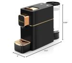 Compact Espresso Machine for Nespresso Capsules - Black