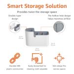 Amazon Basics Utensil Organizer - White & Grey