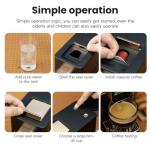 Compact Espresso Machine for Nespresso Capsules - Black