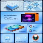 8" Octa-Core Android Tablet with 64GB Storage