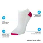 Amazon Essentials Women's No-Show Athletic Socks, 10 Pairs
