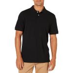 Men's Black Slim-Fit Short Sleeve Polo Shirt