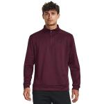 Under Armour Men's Fleece 1/4 Zip Jacket, Dark Maroon