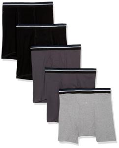 Men's Cotton Boxer Briefs - Pack of 5