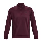 Under Armour Men's Fleece 1/4 Zip Jacket, Dark Maroon