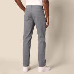 Men's Stretch Twill 5-Pocket Pants, Dark Grey