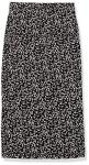 Amazon Essentials Women's Midi Skirt in Black White Animal