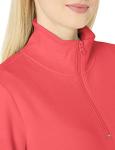 Amazon Essentials Women's Fleece Quarter-Zip Top, Coral