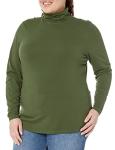 Amazon Essentials Women's Plus Size Long-Sleeve Turtleneck