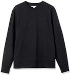 Men's Lightweight Fleece Crewneck Sweatshirt, Black