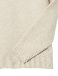 Men's Quarter-Zip Soft Touch Sweater, Off-White