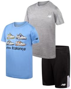 New Balance Boys' 3-Piece Active Outfit Set
