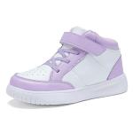 Kids Purple High Top Running Sneakers, Size 3.5