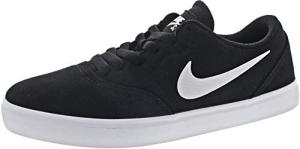 Nike Girls' SB Check Sneakers, Black/White 5.5