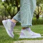 Kids Purple High Top Running Sneakers, Size 3.5