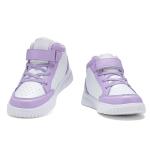 Kids Purple High Top Running Sneakers, Size 3.5