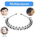 WantGor Unisex Metal Headbands - 6 Pack