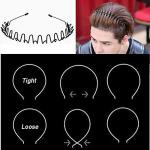 WantGor Unisex Metal Headbands - 6 Pack