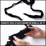 Womens Pirate Headband - Dark Red Bandana