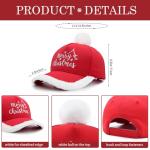 Wodeal Adjustable Merry Christmas Hat for Adults