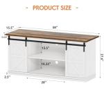 Farmhouse Buffet Cabinet with Sliding Barn Doors