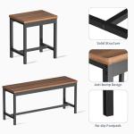 GarveeHome 5-Piece Extendable Dining Set for 4-8