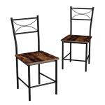 3-Piece Iron and Wood Dining Table Set