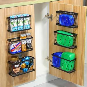 YIGII 6 Pack Wall-Mounted Tupperware Lid Organizer