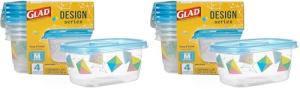 Glad Food Storage Containers, 4 Count Pack